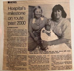 Jaime Wood helped to deliver the first maternal-assisted caesarean birth at The Bays Hospital
