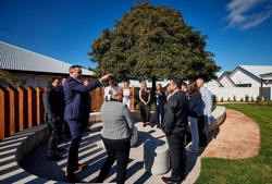 (L-R) Avive Health Co-Founders Matt McDornan, Mark Sweeney and Greg Procter with Northwest Healthcare Properties' Australia and New Zealand Region Co-Head Richard Roos