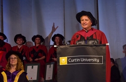Bethesda CEO Dr Neale Fong receives his honorary doctorate from Curtin University