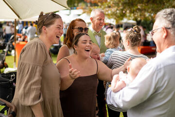 A trio of San midwives celebrated the birth of their own babies in 2025