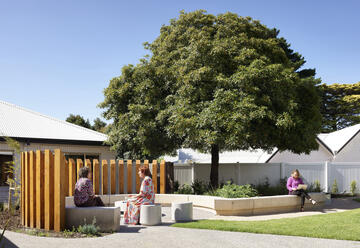 Aviva's new Melbourne facility will focus heavily on outdoor landscaped and retreat areas, similar to the Mount Eliza clinic pictured here